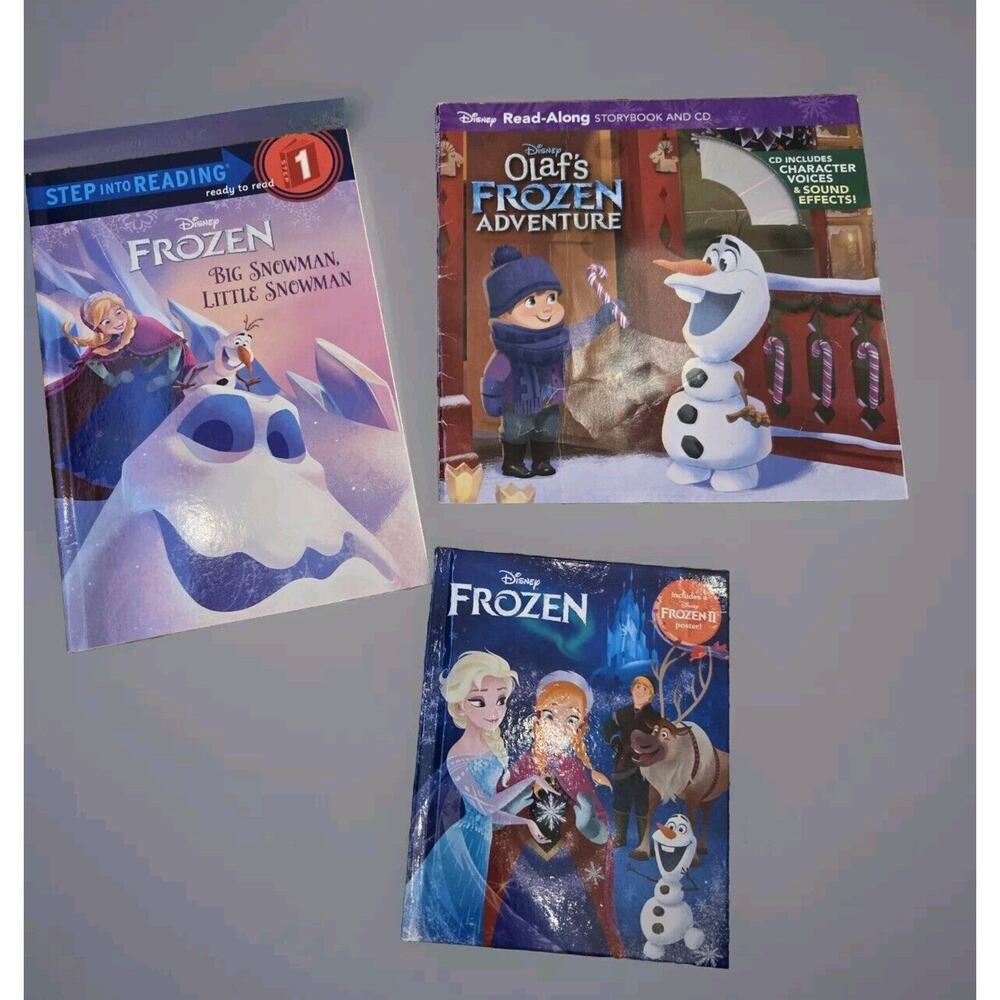 Frozen‎ Picture Book Set Of 3, Olaf Book with CD